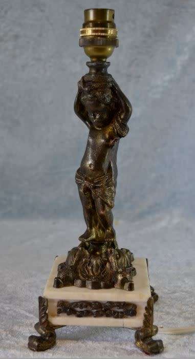 BRONZE TABLE LAMP from SUEZYT