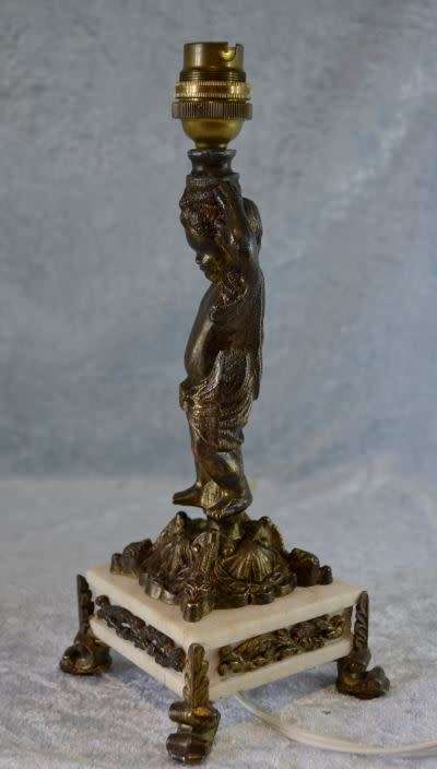 BRONZE TABLE LAMP from SUEZYT