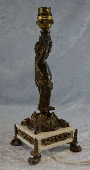 BRONZE TABLE LAMP from SUEZYT