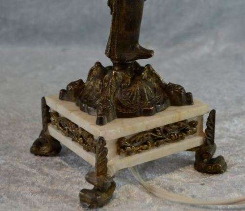 BRONZE TABLE LAMP from SUEZYT