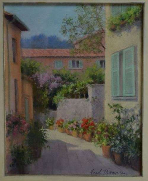 HAZEL THOMPSON FRAMED PASTEL (1) from SUEZYT