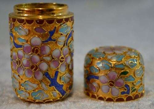 CLOISONNE TOOTH PICK HOLDER - from SUEZYT