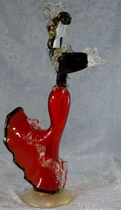 reserved for LOLA - MURANO GLASS FLAMENCO DANCER FIGURINE - From SUEZYT