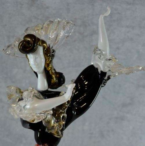 reserved for LOLA - MURANO GLASS FLAMENCO DANCER FIGURINE - From SUEZYT