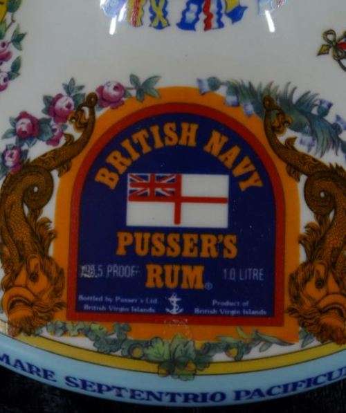 "reserved for Mark" PUSSER'S SHIPS DECANTER - From SUEZYT