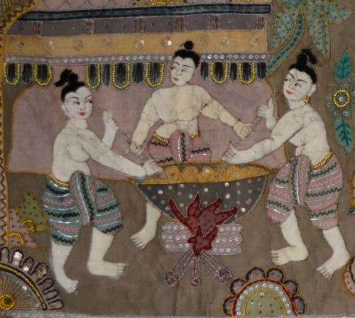 EMBROIDERED WALL HANGING - from SUEZYT