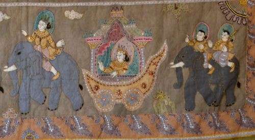 EMBROIDERED WALL HANGING - from SUEZYT