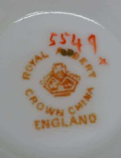 ROYAL ALBERT IMARI STYLE TRIO C 1920s - from SUEZYT