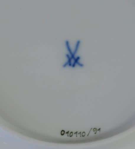 ANTIQUE MEISSEN FLORAL DEMITASSE DUO (#2) - from SUEZYT