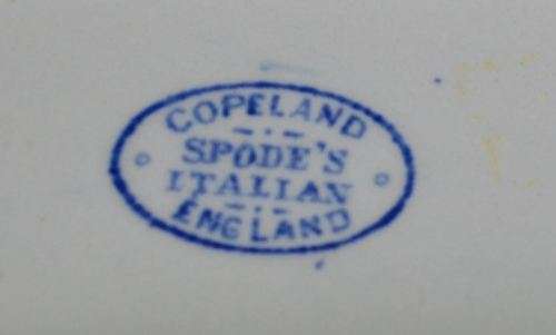 COPELAND SPODE BLUE "ITALIAN" OBLONG SANDWICH PLATE - from SUEZYT