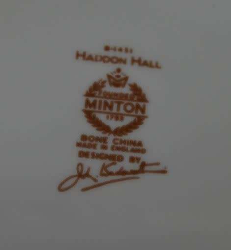 reserved for Sungirl MINTON HADDON HALL GREEN TRIOS - from SUEZYT