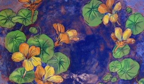 RARE ROYAL DOULTON LARGE ARNHEM TRAY NASTURTIUM - from SUEZYT