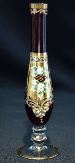 SE OF 4  VENETIAN GLASS VASES - from SUEZYT