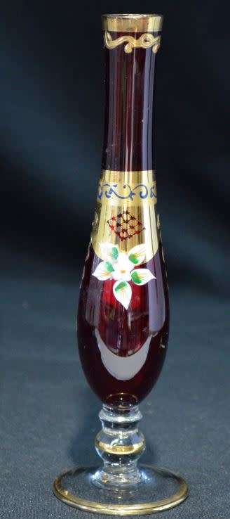 SE OF 4  VENETIAN GLASS VASES - from SUEZYT