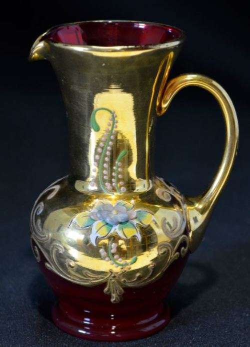 SE OF 4  VENETIAN GLASS VASES - from SUEZYT