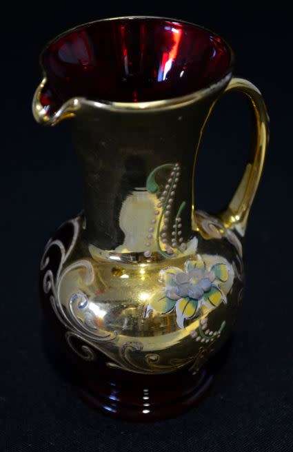 SE OF 4  VENETIAN GLASS VASES - from SUEZYT