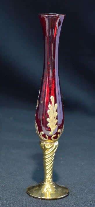 SE OF 4  VENETIAN GLASS VASES - from SUEZYT