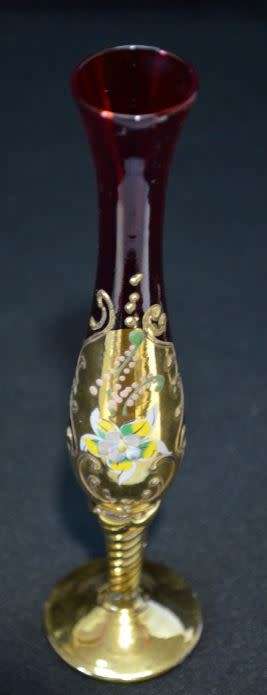 SE OF 4  VENETIAN GLASS VASES - from SUEZYT