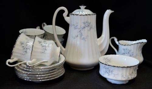 reserved for Marlene PARAGON "BRIDE'S CHOICE" 6 DUO COFFEE SET - from SUEZYT