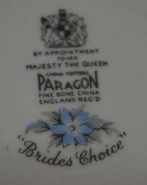 reserved for Marlene PARAGON "BRIDE'S CHOICE" 6 DUO COFFEE SET - from SUEZYT
