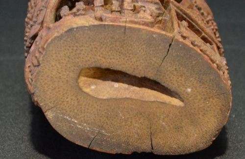 CHINESE BRUSH POT - ANTIQUE BAMBOO - from SUEZYT