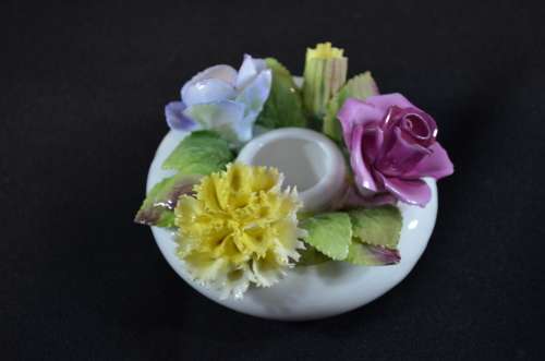 ROYAL ADDERLEY POSY CANDLE HOLDER - from SUEZYT