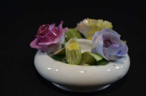 ROYAL ADDERLEY POSY CANDLE HOLDER - from SUEZYT