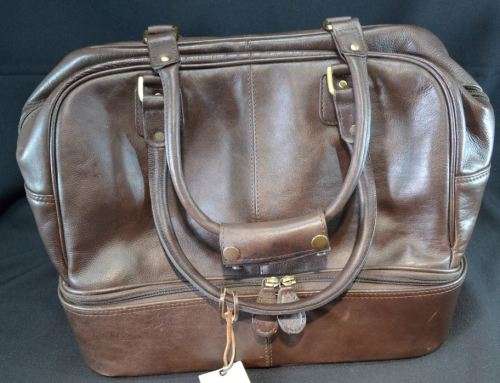 LEATHER BOWLING BAG - from SUEZYT