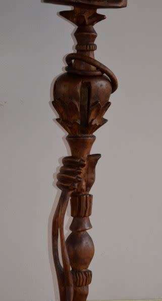 reserved of Titus NYAMI NYAMI CARVED WALKING STICK - ZIMBABWE - from SUEZYT