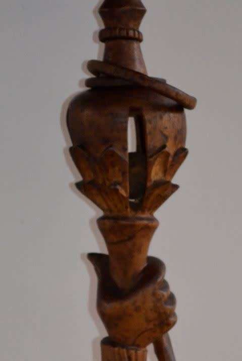 reserved of Titus NYAMI NYAMI CARVED WALKING STICK - ZIMBABWE - from SUEZYT