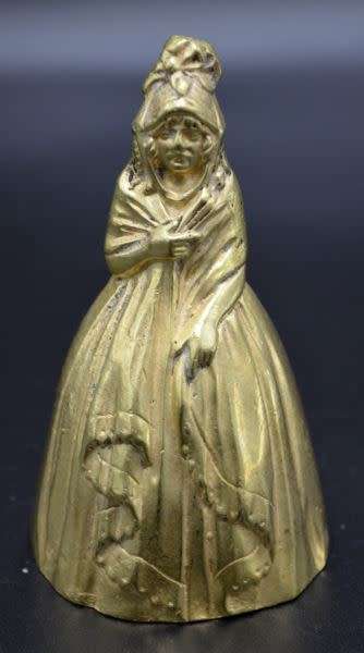 BRASS BELL LADY IN 1700`s  ATTIRE - from SUEZYT