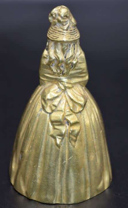 BRASS BELL LADY IN 1700`s  ATTIRE - from SUEZYT