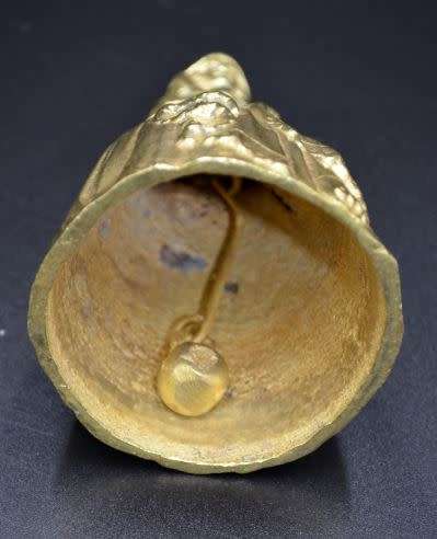 BRASS BELL LADY IN 1700`s  ATTIRE - from SUEZYT