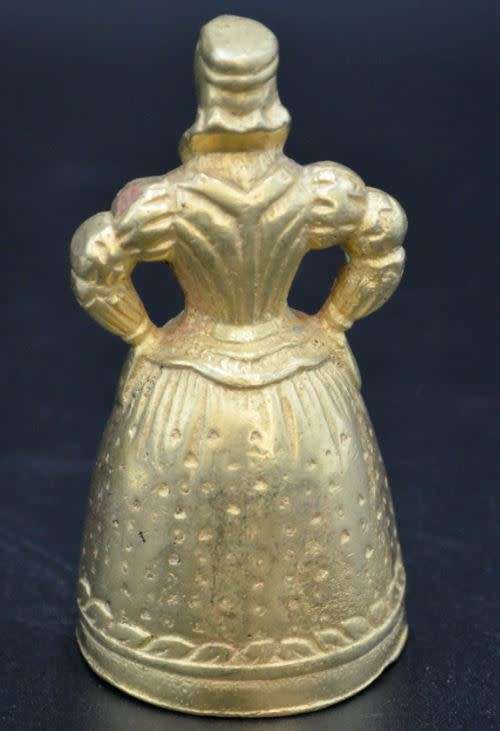 QUEEN OF HEARTS BRASS BELL RINGER - from SUEZYT