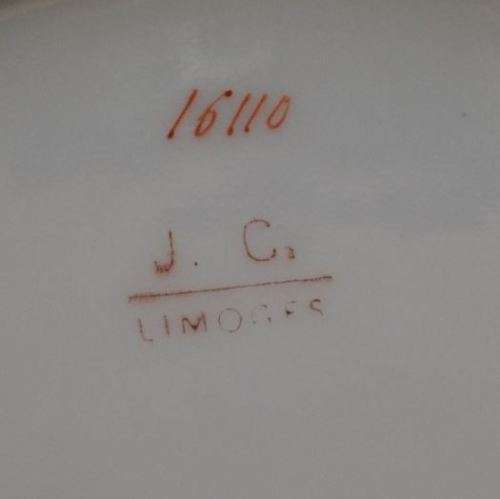 LIMOGES CABINET PLATE WITH GOLD GILT - VINTAGE - from SUEZYT