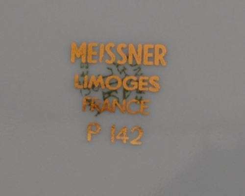 MEISSNER LIMOGES ROMANTIC SCENE PLATE - from SUEZYT