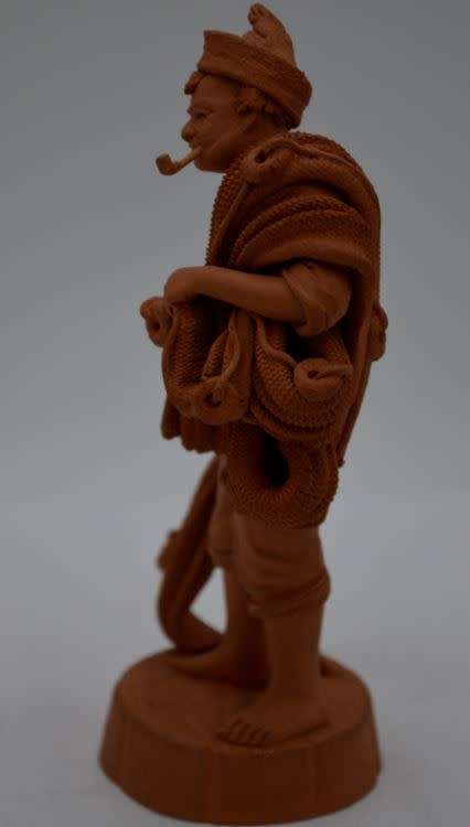 ITALIAN HAND MADE CLAY FIGURINE OF A MAN - from SUEZYT