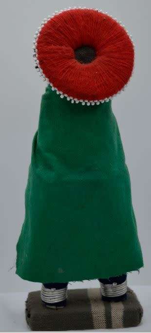 VINTAGE AFRICAN DOLL WITH A RED HEADDRESS- from SUEZYT