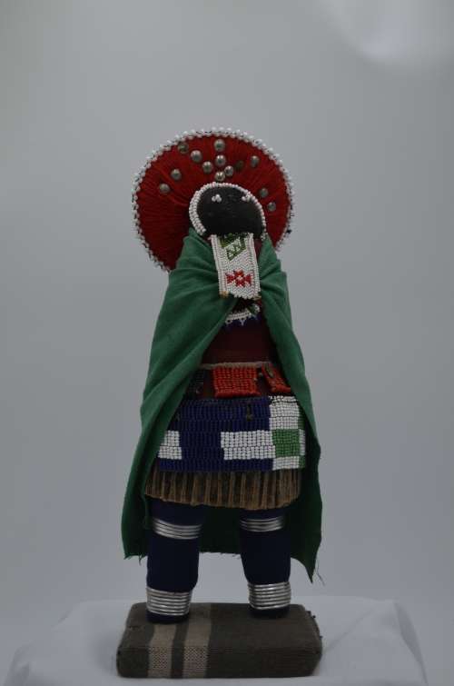 VINTAGE AFRICAN DOLL WITH A RED HEADDRESS- from SUEZYT