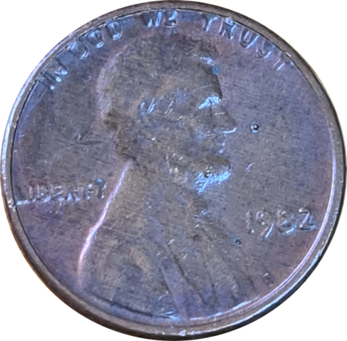 1c One Cent 1982 USA in VF to Fine