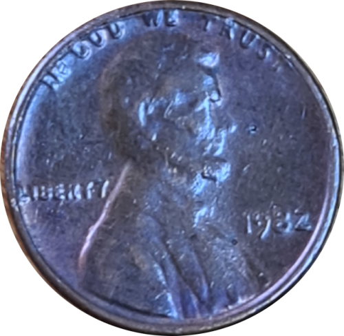 1c One Cent 1982 USA in VF to Fine