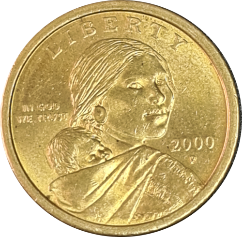 Sacagawea Dollar P 2000 (Golden Dollar)