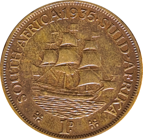 1935 1 PENNY 1d  !! This is a LOW MINTAGE coin !!  (Marked Down !!!)