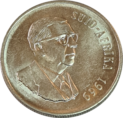 1969 Donges R1 Afrikaans (Silver) Nice Coin !!!
