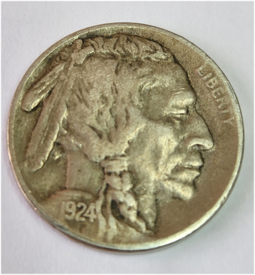 1924 Buffalo Nickel (Indian Head)  (Marked Down !!!)