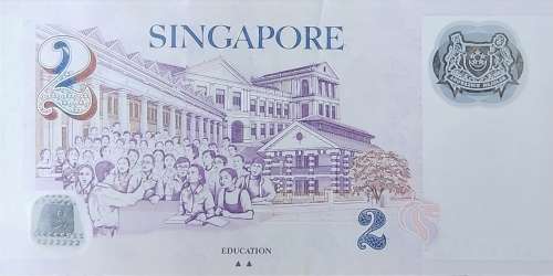 2 Dollars Singapore Monetary Authority