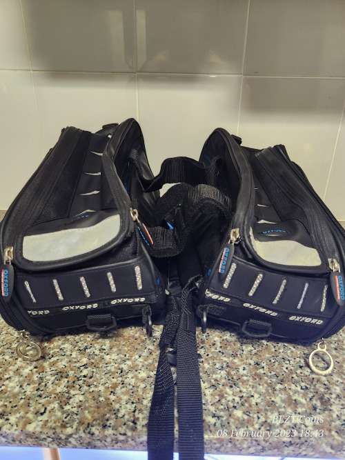 SADDLE BAGS Motorcycle OXFORD Hump Back
