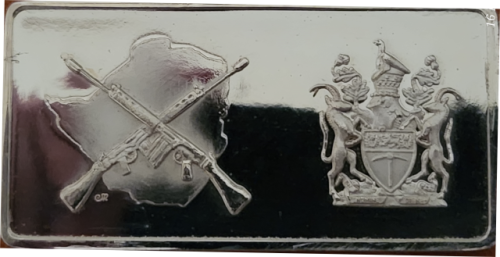 Selous Scouts SILVER Ingot 1979 Number 131 of 1600