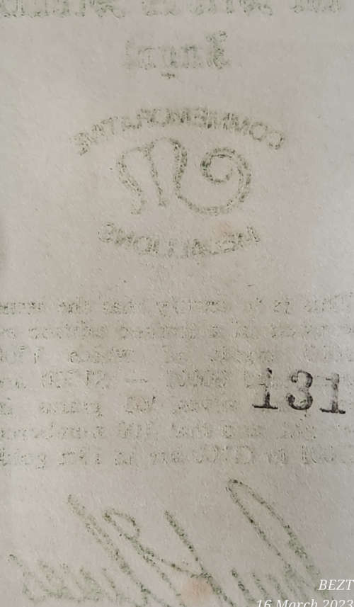 Selous Scouts SILVER Ingot 1979 Number 131 of 1600