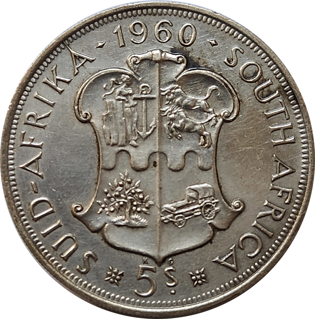 5 SHILLINGS 1960 - UNION
